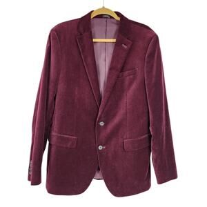 JF J Ferrar Plum Velvet Blazer – Size 44R